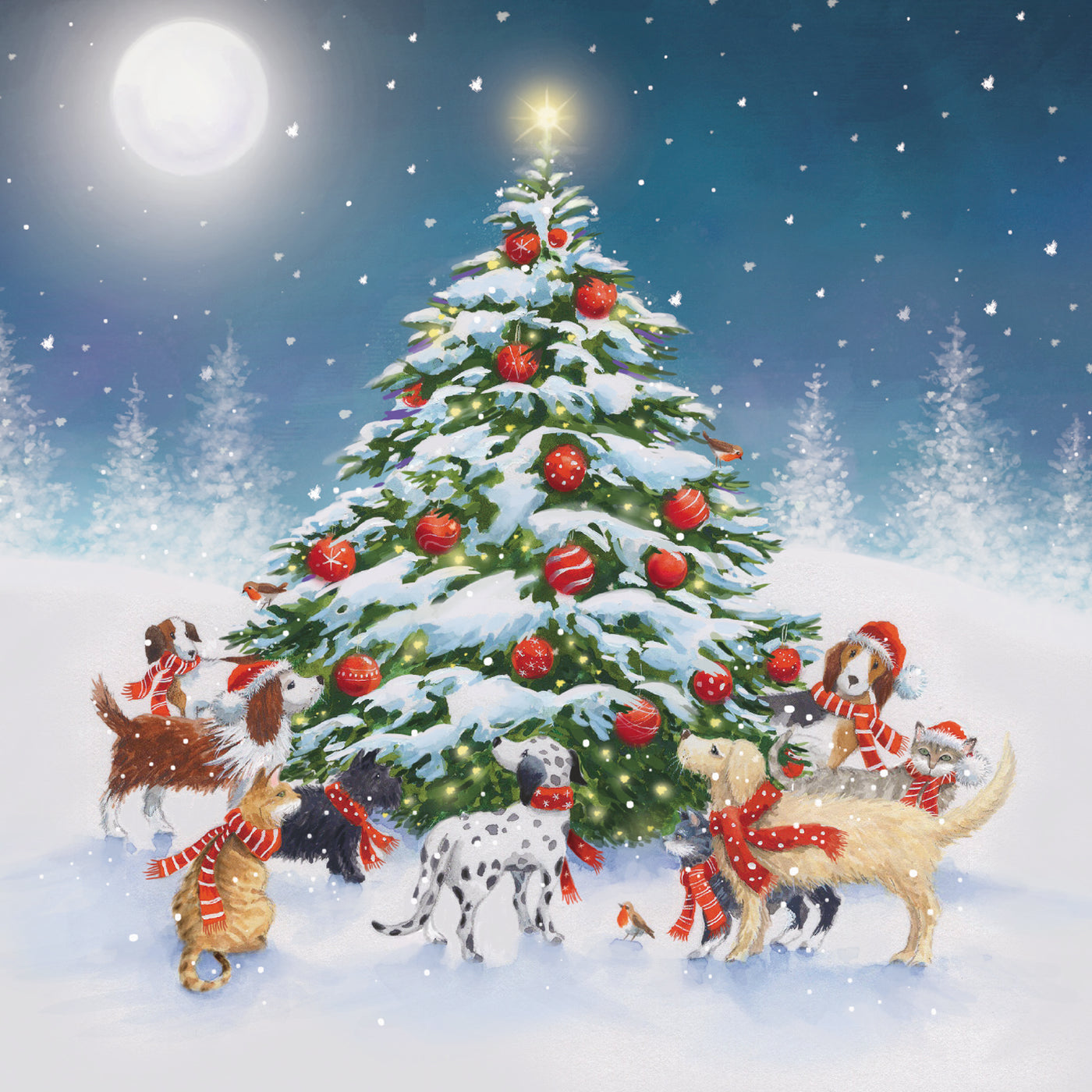 Around the Tree - 10 Christmas Cards