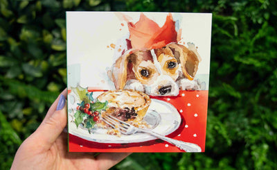 Mince Pie Eyes - 10 Christmas Cards