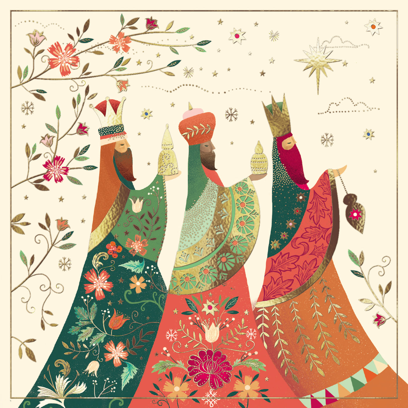 Three Wise Men - 10 Christmas Cards